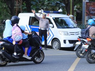 Ditlantas Polda Aceh Evaluasi Traffic Light di Simpang FE USK